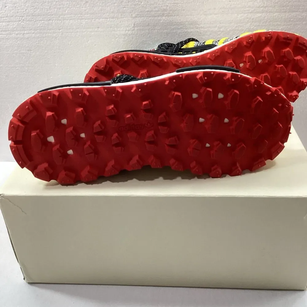 Adidas NMD Hu‎ Pharrell Solar Pack Red White Black Yellow Men's Sz 6 SKU # 3017
